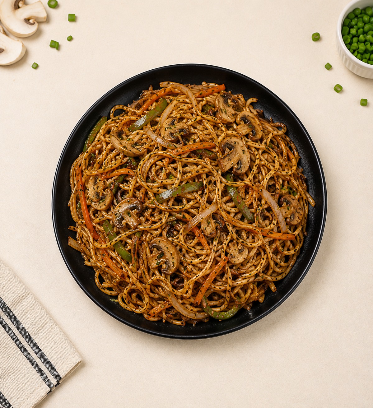 Mushroom Chowmein